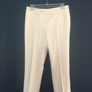 Cream dress pants from White House Black Market